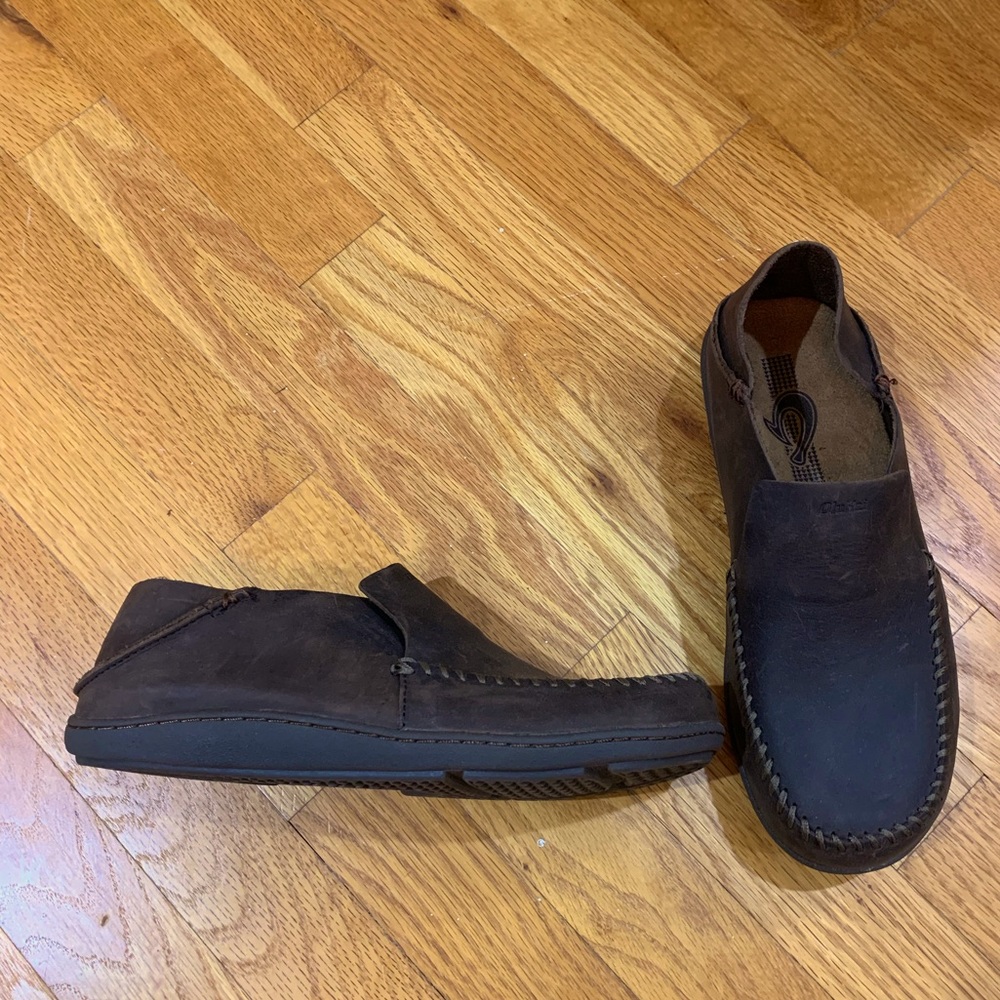 OluKai Leather Slip on Shoes New Size 7M